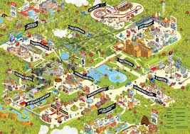 Theme Park Map Design Theme Park Map Theme Park Planning Map Design