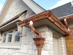 Bronze Gutters Coated Gutter System Light Bronze Gutter