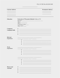 Building an attractive cv helps in increasing your chances of getting the job. Blank Cv Format Word Download Resume Resume Sample 3945