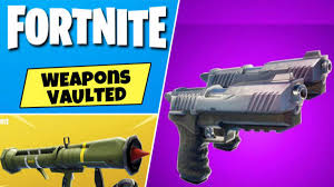 Fortnite players have had more than a month to play around in the new zero point. Fortnite Update Guided Missile Dual Pistols And Semi Auto Sniper Weapons Vaulted In 6 21 Daily Star