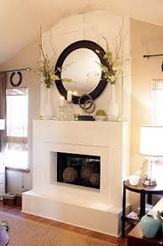 Black And White Fireplace Decor Spring Mantle 2011 Home Decor Fireplace Mantle Decor Home