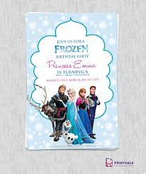 (also download and save the back side here if you plan to use both sides.). Free Frozen Birthday Invitation Template Wedding Invitation Templates Printable Invitation Kits