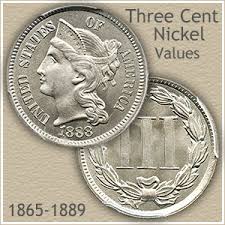 Three Cent Nickel Values 13 Of 25 Are Very Rare