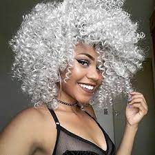 Gray Wigs African Americans Anderson Cooper White Hair White Roots Hai Wigsblonde Curly Hair Styles Dyed Natural Hair Roots Hair