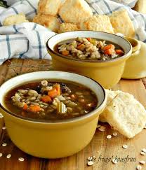 2 medium onions, root end removed, skin left on, and there will be plenty leftover gravy that you can use for italian beef sangwitches, beef on wick sandwiches, french dip sandwiches, for beef soup, or for. Instant Pot Beef Barley Soup Frugal Hausfrau
