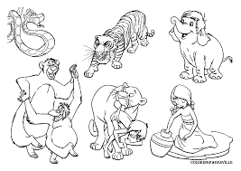 Download and print these jungle book characters baloo coloring pages for free. Jungle Book Coloring Pages Colorine Net 8217 Coloring Home