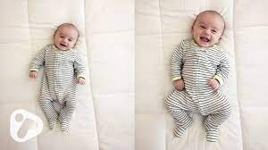 7 Week Old Baby Smiling Cooing And Happy Sounds Youtube