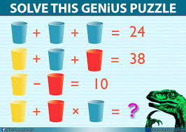 For many people, math is probably their least favorite subject in school. Starat21 Magazine On Twitter Cup Puzzle 24 38 Difficult Brainteasers Math Puzzle With Answer Https T Co X2p0la0rrk Https T Co Kgijbojzdl Twitter