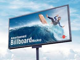 Free Outdoor Advertisement Sky Billboard Mockup Psd Billboard Mockup Outdoor Advertising Mockup Outdoor Advertising