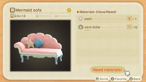 Collection by marlene vega • last updated 11 weeks ago. Animal Crossing New Horizons Mermaid Diy Recipe Set How To Get All The New Items Gamesradar