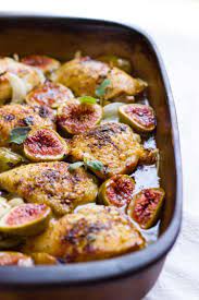 Honey Roasted Chicken And Figs Kevin Is Cooking