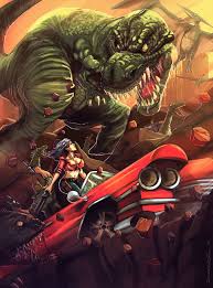A shivat has begun attacking protected settlements, and is jack to blame? Cadillacs And Dinosaurs By El Andyjack On Deviantart Dinosaur Wallpaper Dinosaur Game Artwork