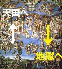 ミケランジェロ 最後の審判 は いったい何が描かれているのか キリストのポーズは何を意味しているか ミケランジェロが絵に施した秘密を紐解きます 大人の美術館 ルネサンスアート ミケランジェロ 絵画