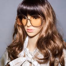 Retro Oversized Tan Light Tint Sunglasses 70s Vintage Inspired