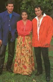 Aditya Pancholi Kajol Saif Ali Khan Vintage Bollywood Bollywood Stars Bollywood Actress