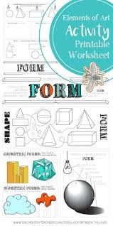 Element Of Art Form Middle School Visual Art High School Visual Art Activity In 2020 Elements Of Art Examples Elements Of Art Art Lessons Middle School