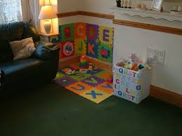 A Babys Play Corner In The Living Room Baby Play Areas Play Corner Kids Play Area