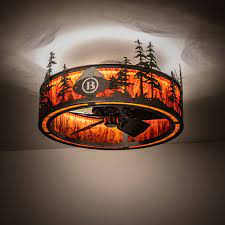 Free shipping & free returns*. Meyda Tiffany 199564 Tall Pines Rustic Oil Rubbed Bronze Led Flush Mount Ceiling Light Fixture Mey 199564