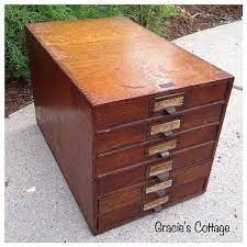 Maybe you would like to learn more about one of these? Vintage Small Flat File Drawers Tabletop Dovetailed Wood Storage All Original Wood Storage Flat Files Table Top