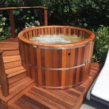 Custom Cedar Hot Tub Create Yours Today Www Mainecedartubs Com Hot Tub Backyard Hot Tub Outdoor Hot Tub Deck