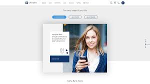 Ai nevoie doar de un calculator sau de un smartphone conectat la internet. Alpha Bank Website Redesign Linakis Digital