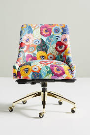 Slide View 2 Karina Elowen Swivel Desk Chair Desk Chair Swing Chair Diy Swivel Office Chair