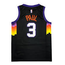 Toronto raptors jersey 2021 download link: Paul 3 Phoenix Suns Swingman Black Nba Jersey 2021 By Nike City Elmont Youth Soccer