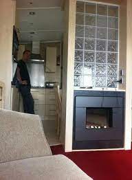 Faux brick hardboard wall panels stylish kitchen home kitchens. Glass Brick Wall Separating Lounge From The Kitchen Picture Of Woolacombe Bay Holiday Village Tripadvisor