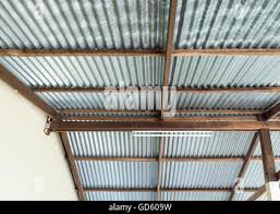 Metal Zinc Roof On House In Finland Stock Photo Alamy