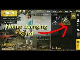 I have an ingame name changer you can buy for 200 dollars. How To Change Nickname In Pubg Mobile Get Free Rename Card Beginnerstutorial Youtube