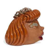 948: WILLIAM SWALLOW, charming earthenware head of a red-headed jazz singer  < Keramics & Rookwood: American & European Art Pottery, 17 June 2021 <  Auctions