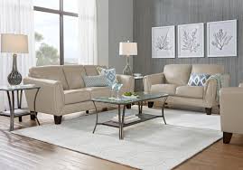 Livorno Beige Leather 3 Pc Living Room Leather Living Room Furniture Living Room Leather Living Room Sofa Set
