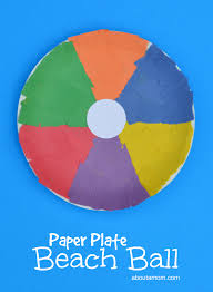 Preschoolers or kids between the ages of two and five are in the threshold years of their lives. Paper Plate Beach Ball Craft About A Mom