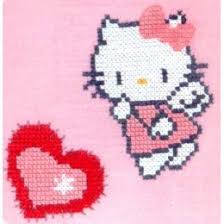 Résultat de recherche d'images pour "images broderie hello-kitty"