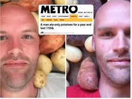 Check spelling or type a new query. Andrew 35 Anni Mangia Patate Per Un Anno Ecco Cosa Gli Succede