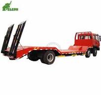 20 Ton Low Loader Truck Semi Trailer for Heavy Machine Transport