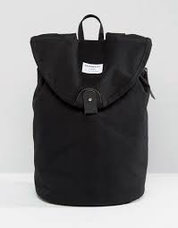 Sandqvist Hilda Simple Backpack In Black At Asos Com Rucksack Schwarz Rucksack Taschen