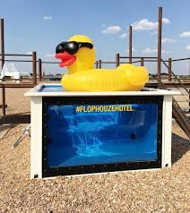 Flophouze Shipping Container Hotel Our Pool In 2020 Pool Container Pool Shipping Container