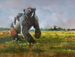 Prehistoric Archaeoindris Was An Extinct Giant Lemur Native To Madagascar About The Size Of A Gorill Prehistoric Animals Ancient Animals Prehistoric Creatures
