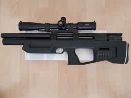 Kalibrgun Cricket 22 5 5 With Hawke Sidewinder 8 5 25x42 Held By Weaver Tactical Mounts 30mm Low