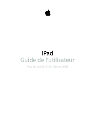 Notice Apple Ipad Air Tablette Trouver Une Solution A Un Probleme Apple Ipad Air Mode D Emploi Apple Ipad Air Francais