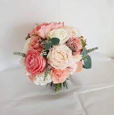 Maybe you would like to learn more about one of these? Real Touch Coral Pink Peach And White With Minimal Foliage Coral Peach Pink Bouquet Coral Peony Bouquet Real Touch Wedding Bouquet Peony Bouquet Wedding