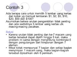 2 permutasi dengan pengulangan contoh 1 berapa banyak string panjang n yang dapat dibentuk dari alfabet? Perluasan Permutasi Dan Kombinasi Ppt Download
