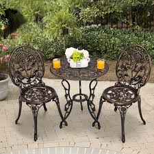 Pub table bistro sets are prefect for a dining nook area or simply the center piece of a small kitchen. Outdoor High Top Bistro Set Wayfair