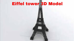 Eiffel Tower 3d Model With Realistic Experience With Scenic Rendering Explore The Highly Detailed Model Of Eifel Tower In 3 D Vi Eiffel Eiffel Tower Tower