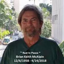 Brian Keith Mcalpin Obituary April 14, 2018