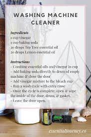 Non Toxic Washing Machine Cleaner With Tea Tree And Lemon Essential Oils In 2021 Washing Machine Cleaner Essential Oils Essential Oils Wellness