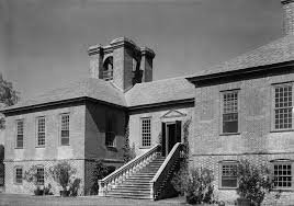 First Families Of Virginia View Of The Main Facade Stratford Hall Westmoreland County Ancestral Home O American Architecture Virginia Homes Historic Homes
