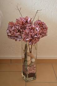 Pink Hydrangeas In Glass Vase Decoration In The Living Room Decoration Glass Hydrangeas Living Pink Room Vase In 2020 Glass Vase Decor Vases Decor Flower Vases