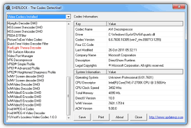 We have made a page where you download extra media foundation codecs for windows 10 for use with apps like movies&tv player and photo viewer. 3 Ways To Check Installed Audio And Video Codecs On Your Computer Raymond Cc